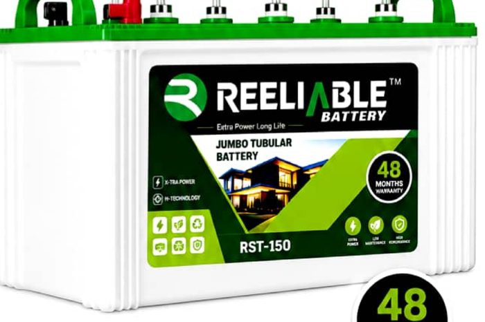Reeliable RST-150 short & jumbo tubular inverter battery