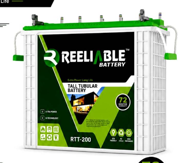 Reeliable RTT-200 tubular inverter battery